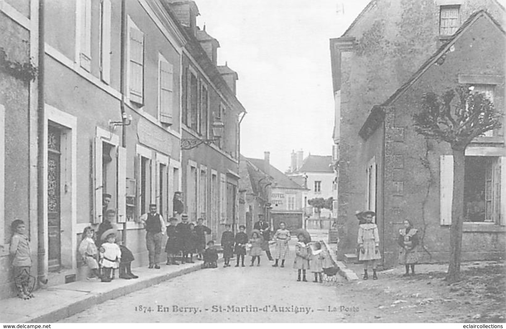 Saint Martin D'Auxigny        18     La  Poste        (voir Scan) - Autres & Non Classés