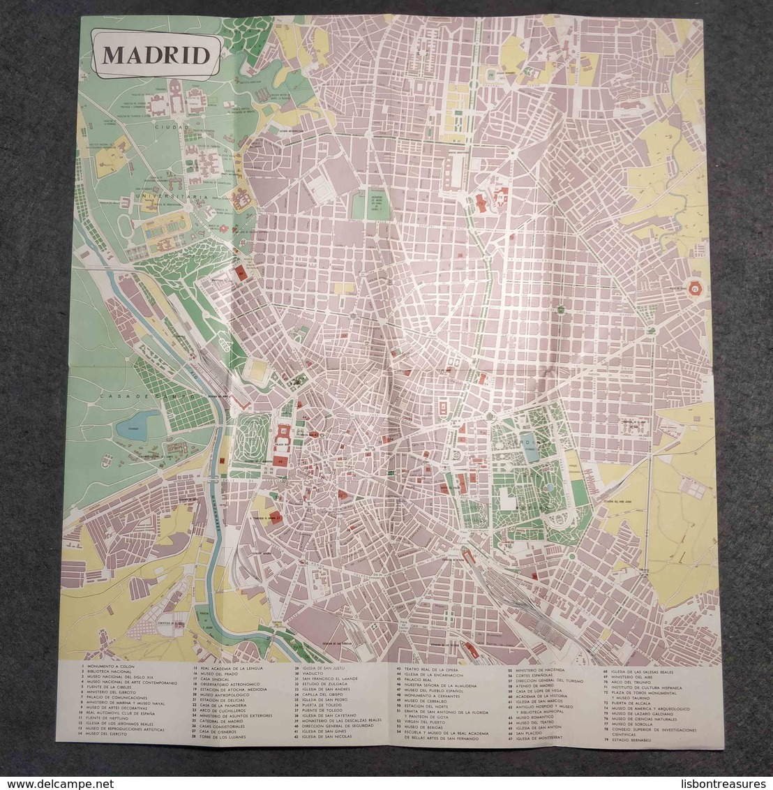 ANTIQUE TOURISM BROCHURE SPAIN - MADRID  W/ INFORMATIONS , METRO MAP , NORMAL MAP AND OTHERS - Dépliants Turistici