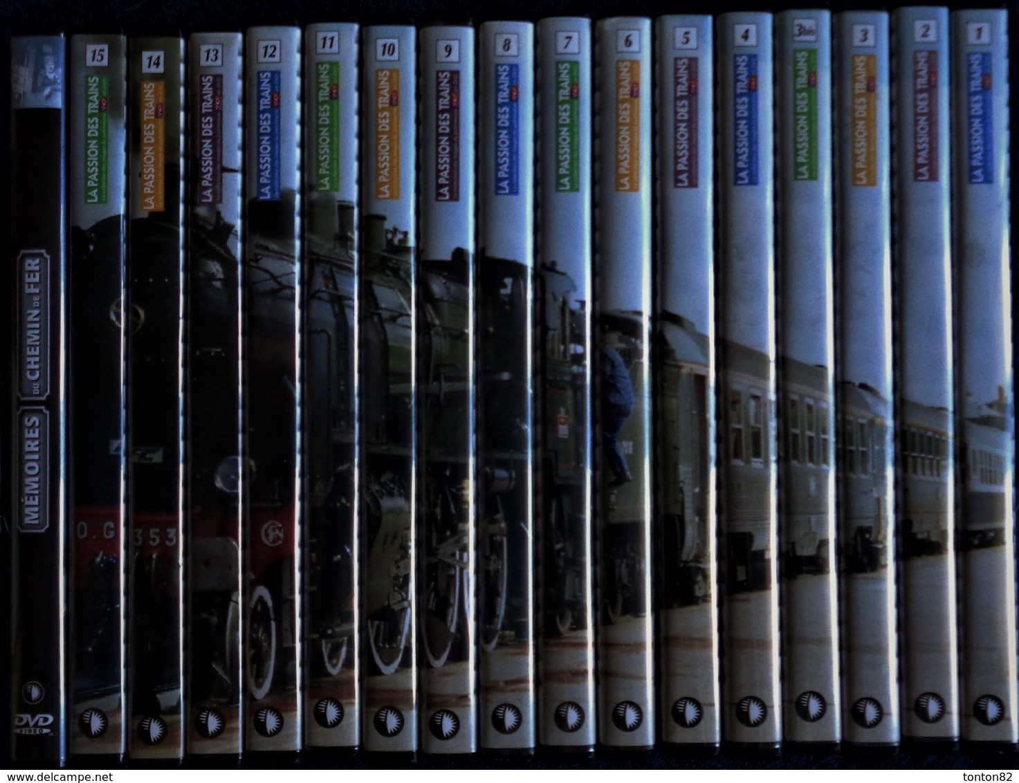 La Passion Des TRAINS - Lot De 17 DVD . - Documentari