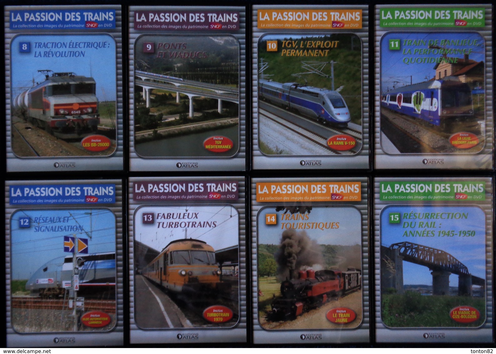 La Passion Des TRAINS - Lot De 17 DVD . - Documentari