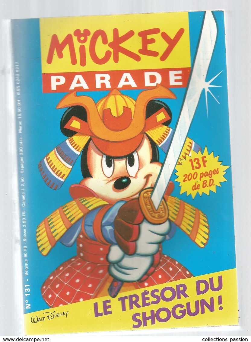 MICKEY PARADE , WALT DISNEY , N° 131 , Frais Fr 3.45 E - Mickey Parade