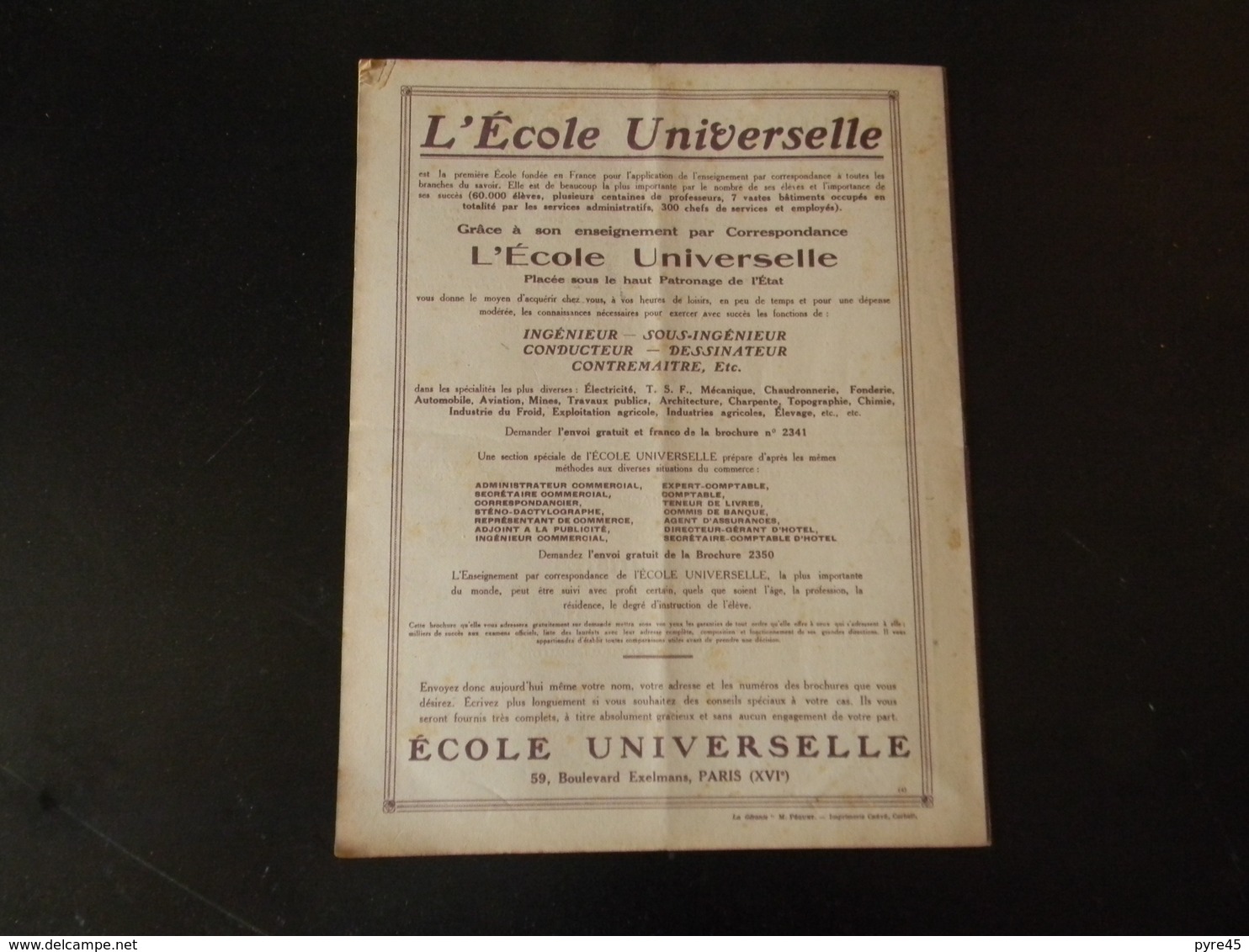 " Sciences Et Voyages " N° 349, 1926, " Le Travail Du Potier " - 1900 - 1949
