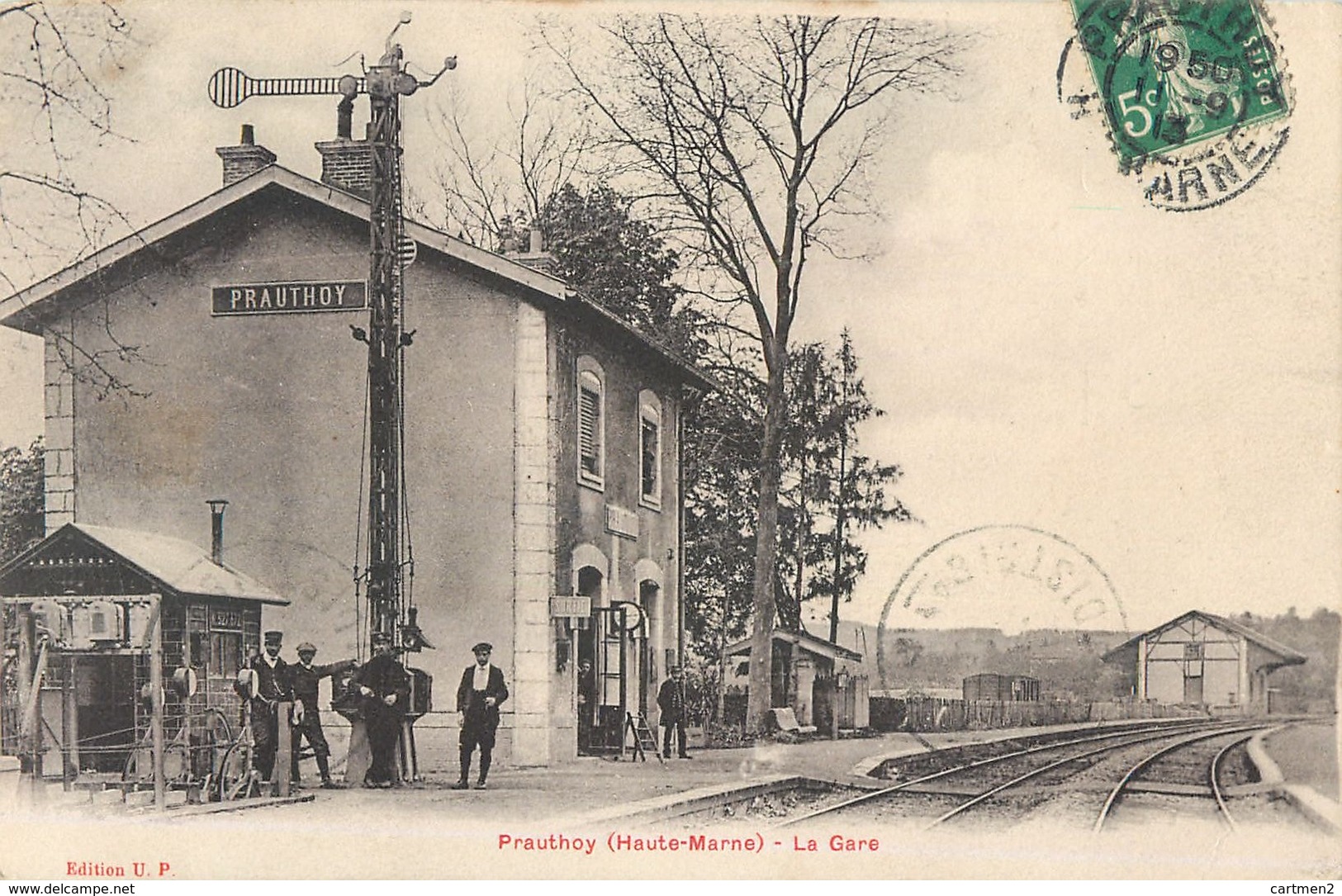 PRAUTHOY LA GARE CHEMIN DE FER 52 - Prauthoy