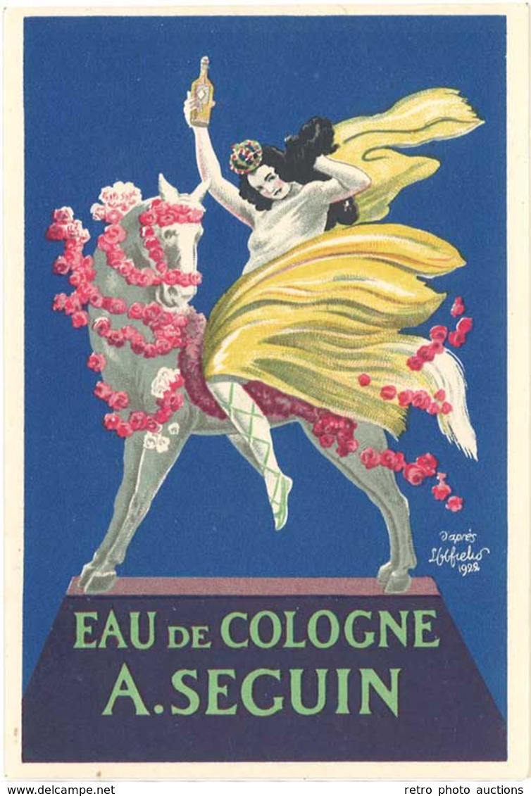 TB Eau De Cologne A. Seguin, Signée D’après Cappiello - Publicidad