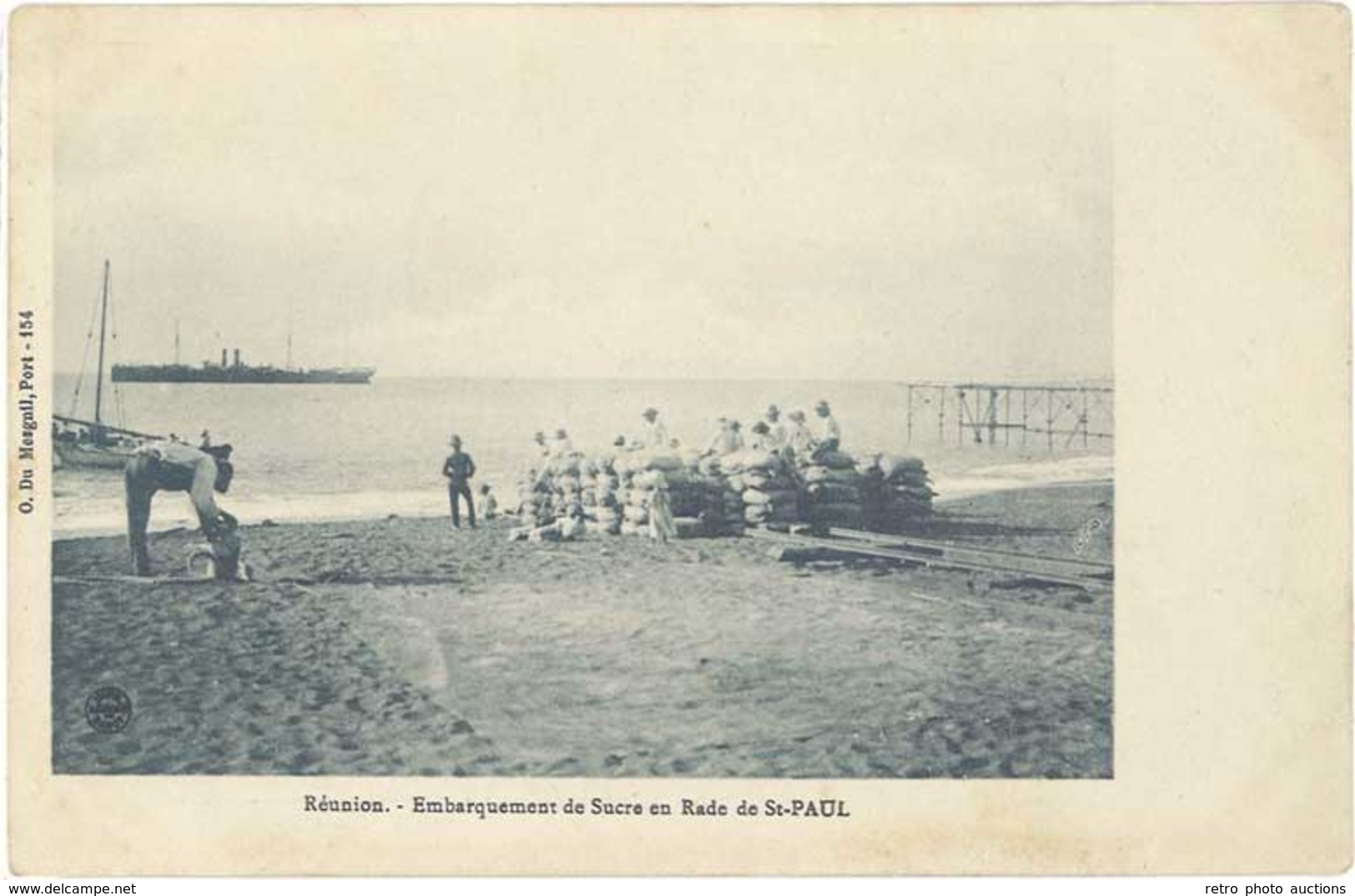 B Ile De La Réunion – Embarquement Du Sucre En Rade De St-Paul - Saint Paul