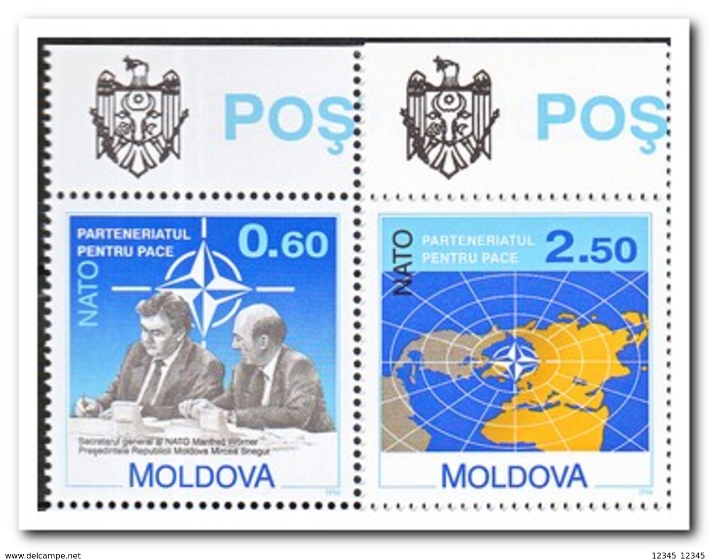 Moldavië 1994, Postfris MNH, Partnership For Peace - Moldavië
