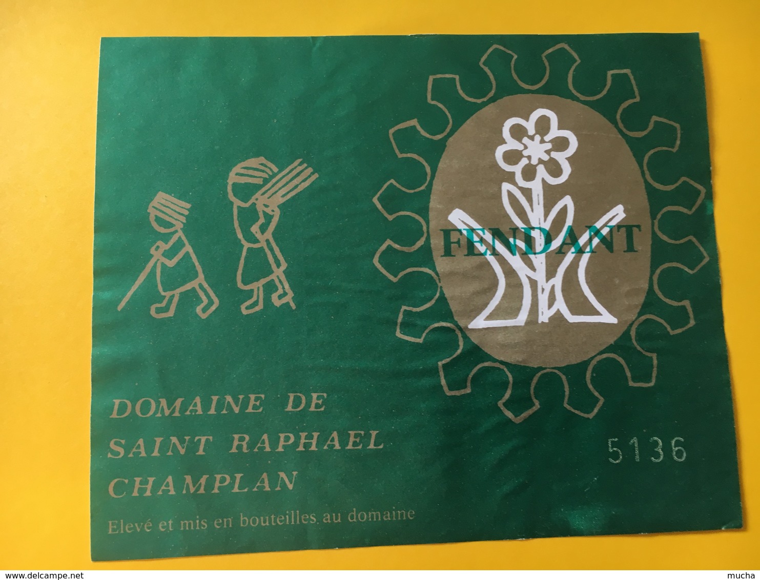 8942 - Fendant Domaine De Saint-Raphael Champlan   Suisse - Autres & Non Classés