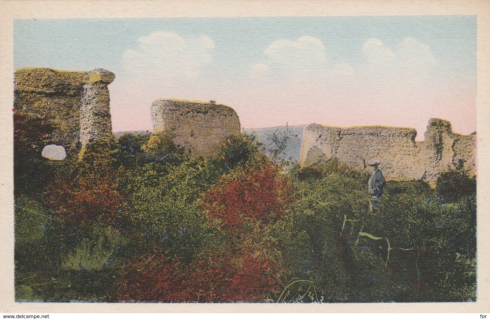 Ain : MONTLUEL : Les Ruines Du Chateau Des Ducs De Savoie ( Colorisée ) - Montluel