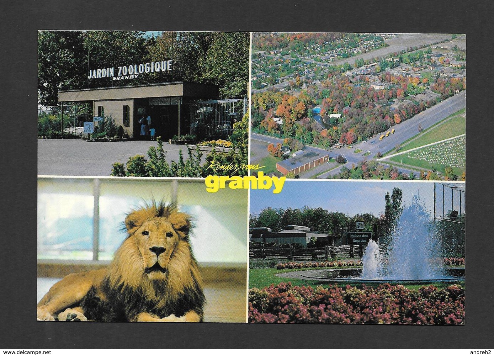 GRANBY - QUÉBEC - RENDEZ VOUS AU JARDIN ZOOLOGIQUE - MULTIVUES - PAR ÉDITION ÉCUSSON D'OR - Granby