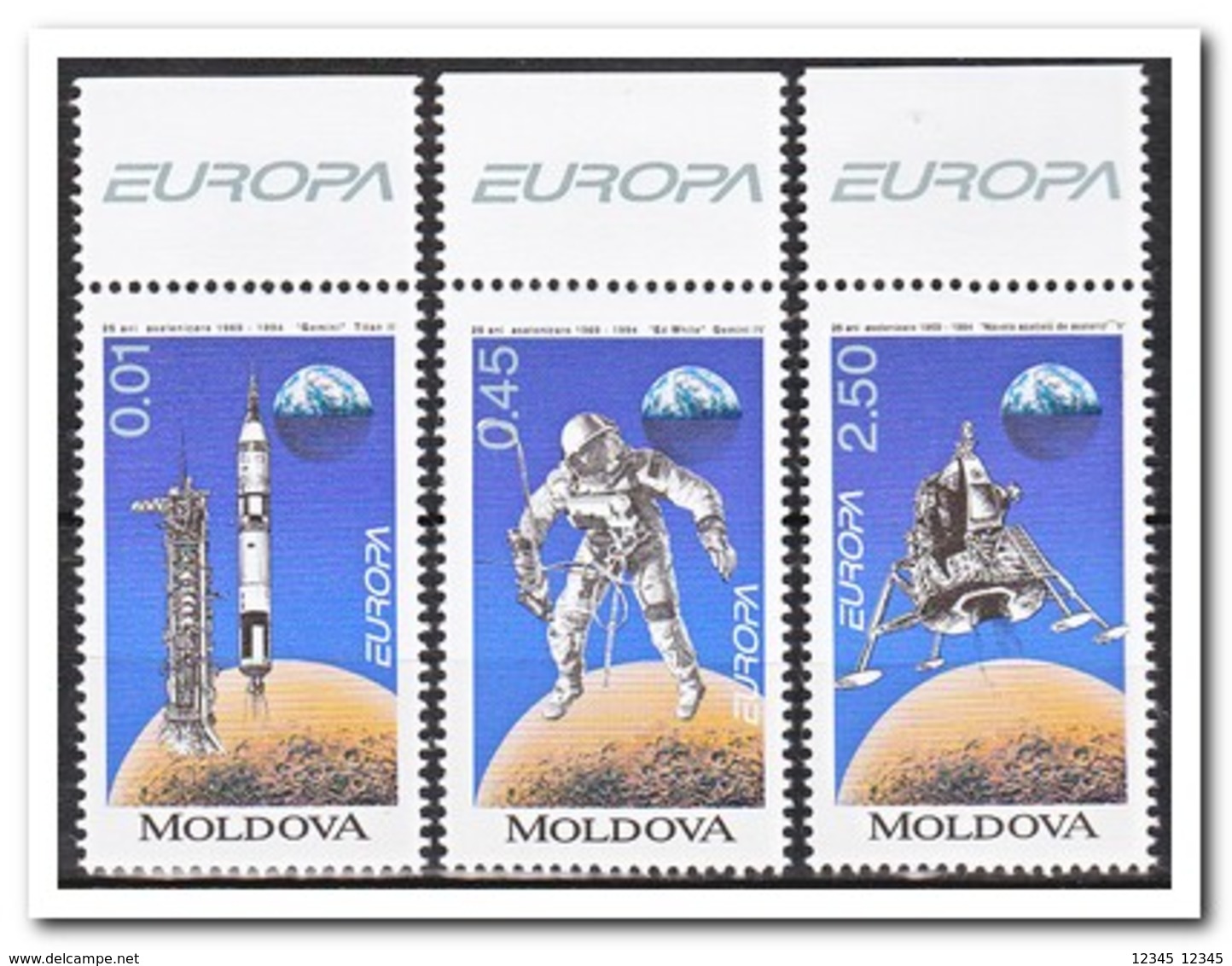 Moldavië 1994, Postfris MNH, Europe, Space - Moldavië