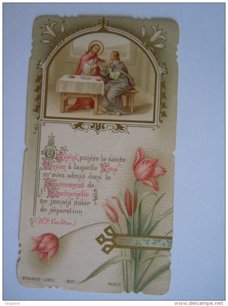 Communion 1902 Anvers Alice Wagemaekers Image Pieuse Holy Card Santini Bouasse-Lebel 2101 - Images Religieuses