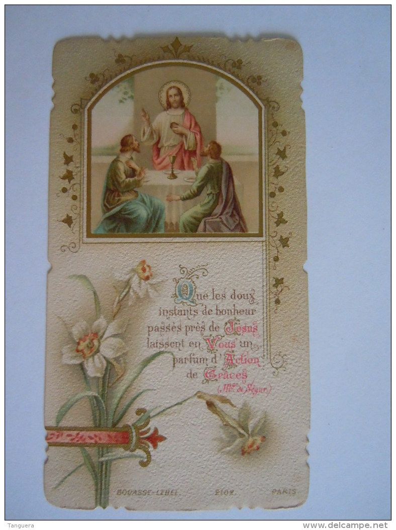 Communion 1902 Anvers Alice Wagemaekers Image Pieuse Holy Card Santini Bouasse-Lebel 2102 - Imágenes Religiosas