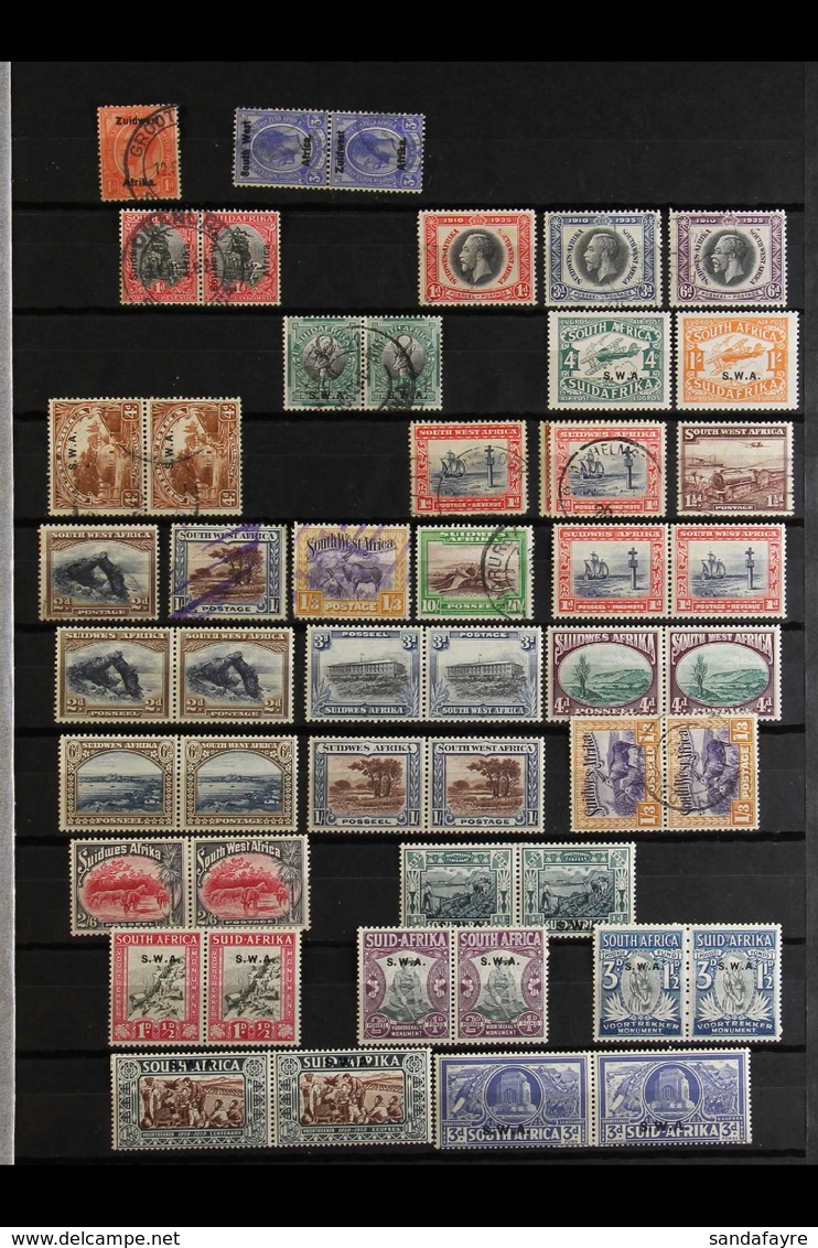 BRITISH AFRICA 1855-2006 UNCHECKED MINT, NHM & USED RANGES Haphazardly Presented In A Pair Of Stock Books. Includes CAPE - Autres & Non Classés
