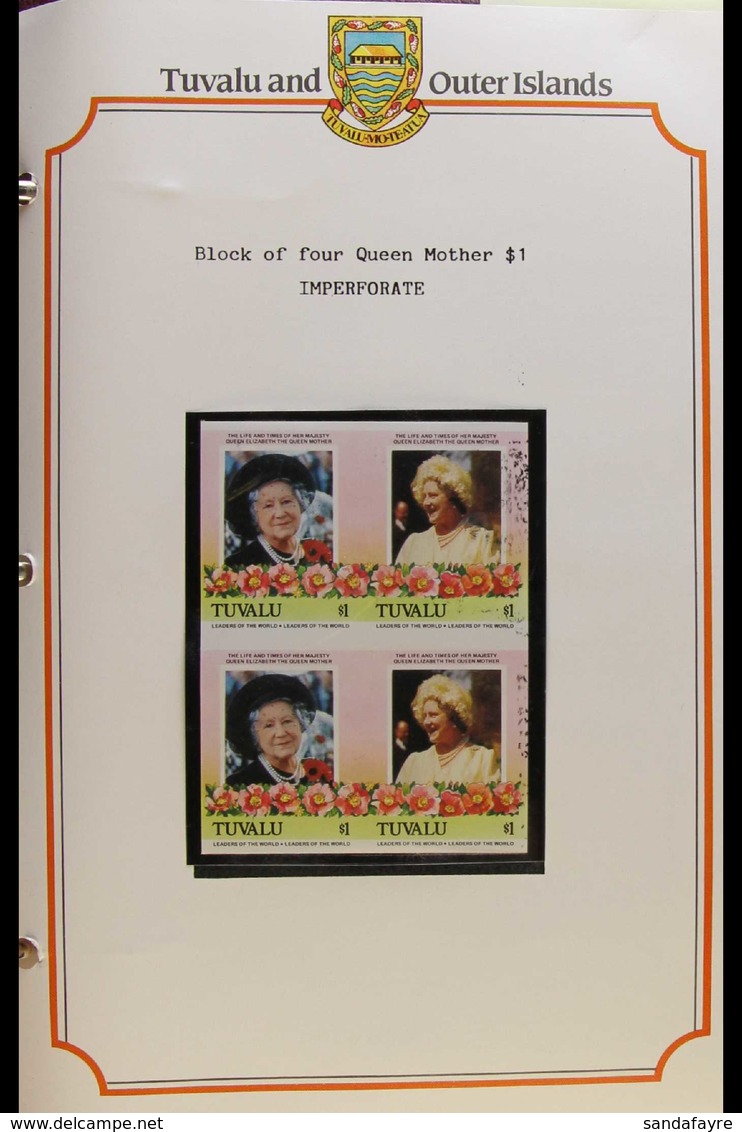 LEADERS OF THE WORLD 1980s NEVER HINGED MINT Collection Of TOPICALS Issues In A Pair Of Dedicated Albums, We See Flora & - Autres & Non Classés