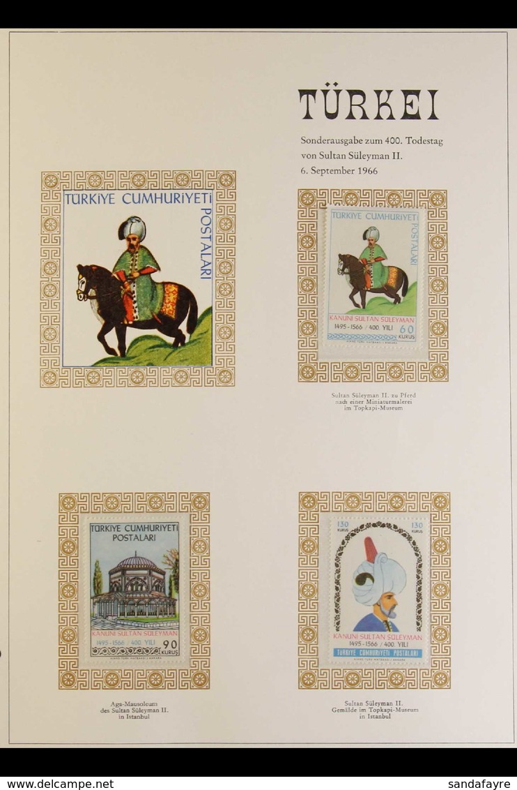 ART ON STAMPS A Magnificent All Different Never Hinged Mint Collection Of 1960's To 1990's Sets And Miniature Sheets Wit - Non Classés