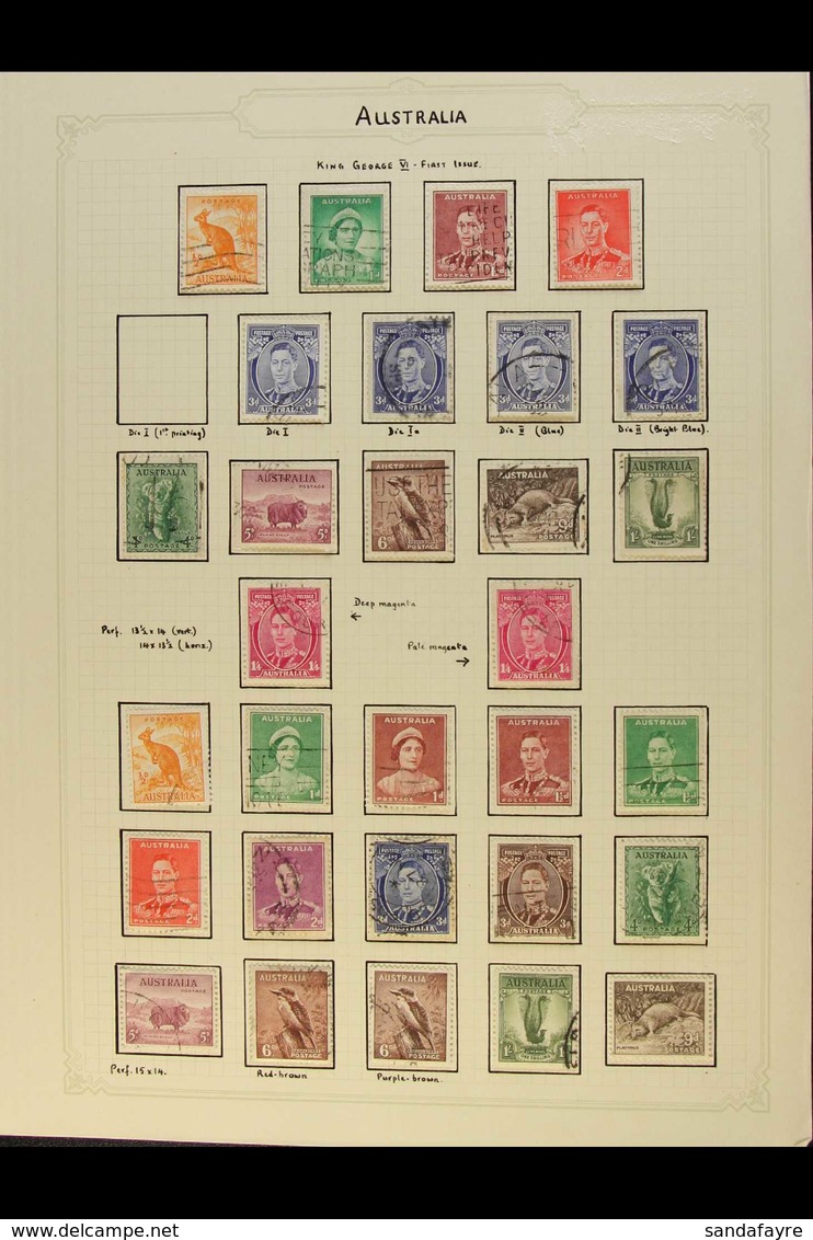 1937-70 VERY FINE USED COLLECTION. An Attractive Collection With Many Sets, Shade, Paper & Perforation Variants Presente - Sonstige & Ohne Zuordnung