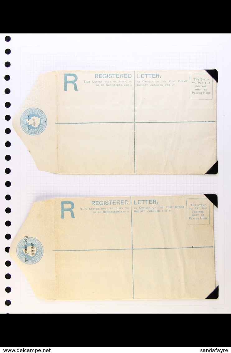 POSTAL STATIONERY 1885-1961 Fine Unused All Different Collection, With Postal Cards (2), Registered Envelopes (6) And A  - Andere & Zonder Classificatie