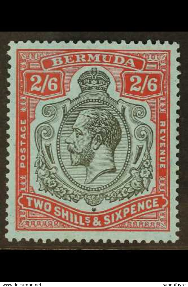 1924-32 2s.6d Black And Carmine On Pale Blue, SG 89, Fine Nhm. For More Images, Please Visit Http://www.sandafayre.com/i - Bermudes