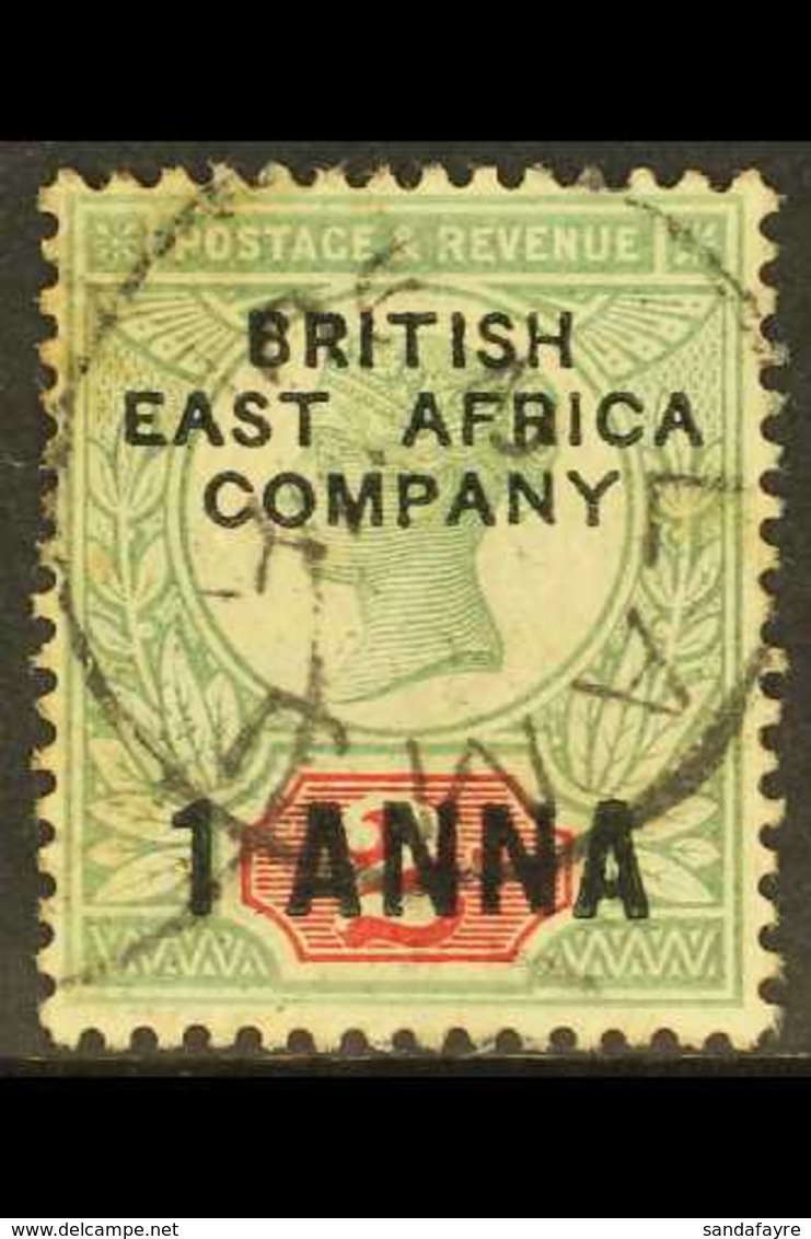 1890 (May) 1a On 2d Grey Green And Carmine, SG 2, Neat Lamu 1890 Cds. For More Images, Please Visit Http://www.sandafayr - Africa Orientale Britannica