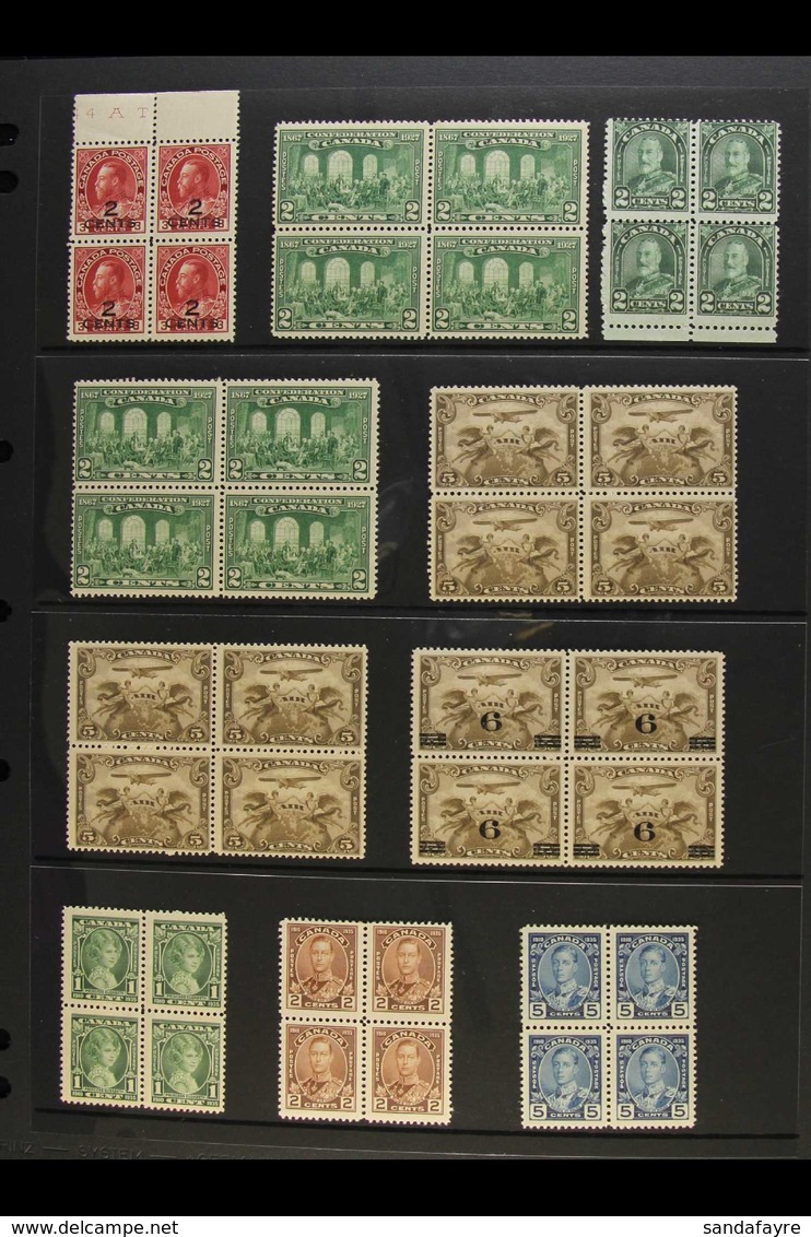 1926-1973 NHM & MINT BLOCKS OF 4 OR 6 COLLECTION A Multiples Collection, Chiefly Never Hinged Mint To 1950, Then Mostly  - Sonstige & Ohne Zuordnung