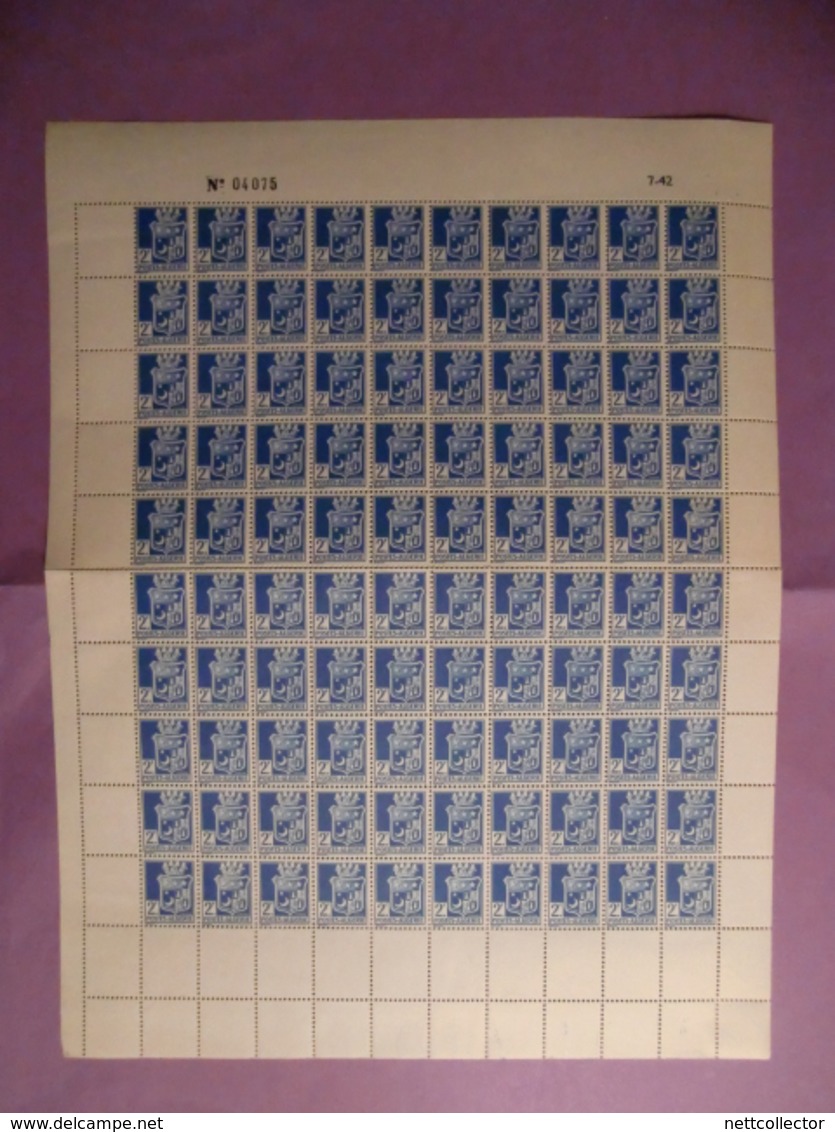 COLONIES FRANCAISES  ETUDE DE VARIETES  /  ALGERIE PLANCHES ENTIERES  / 4700 TIMBRES ** SUP. / FORTE COTE