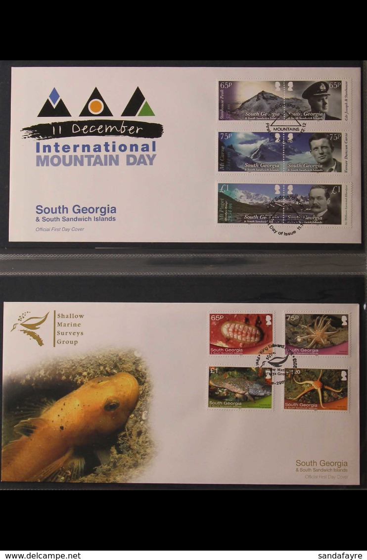 2006-2016 BEAUTIFUL FDC COLLECTION. An ALL DIFFERENT Collection Of Illustrated, Unaddressed First Day Covers Presented I - Falklandinseln