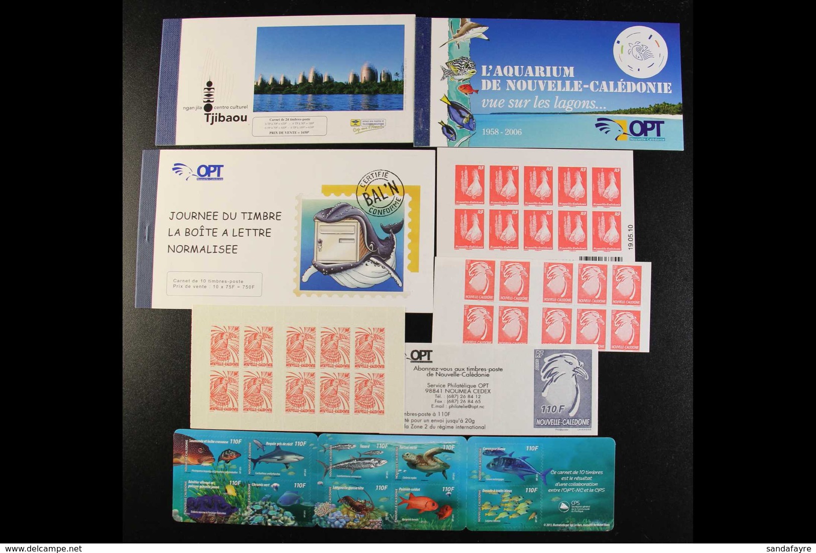 NEW CALEDONIA BOOKLETS 1998-2013 All Different Very Fine Group, Includes Four Different "Kagu" Self Adhesive Booklets, 1 - Autres & Non Classés