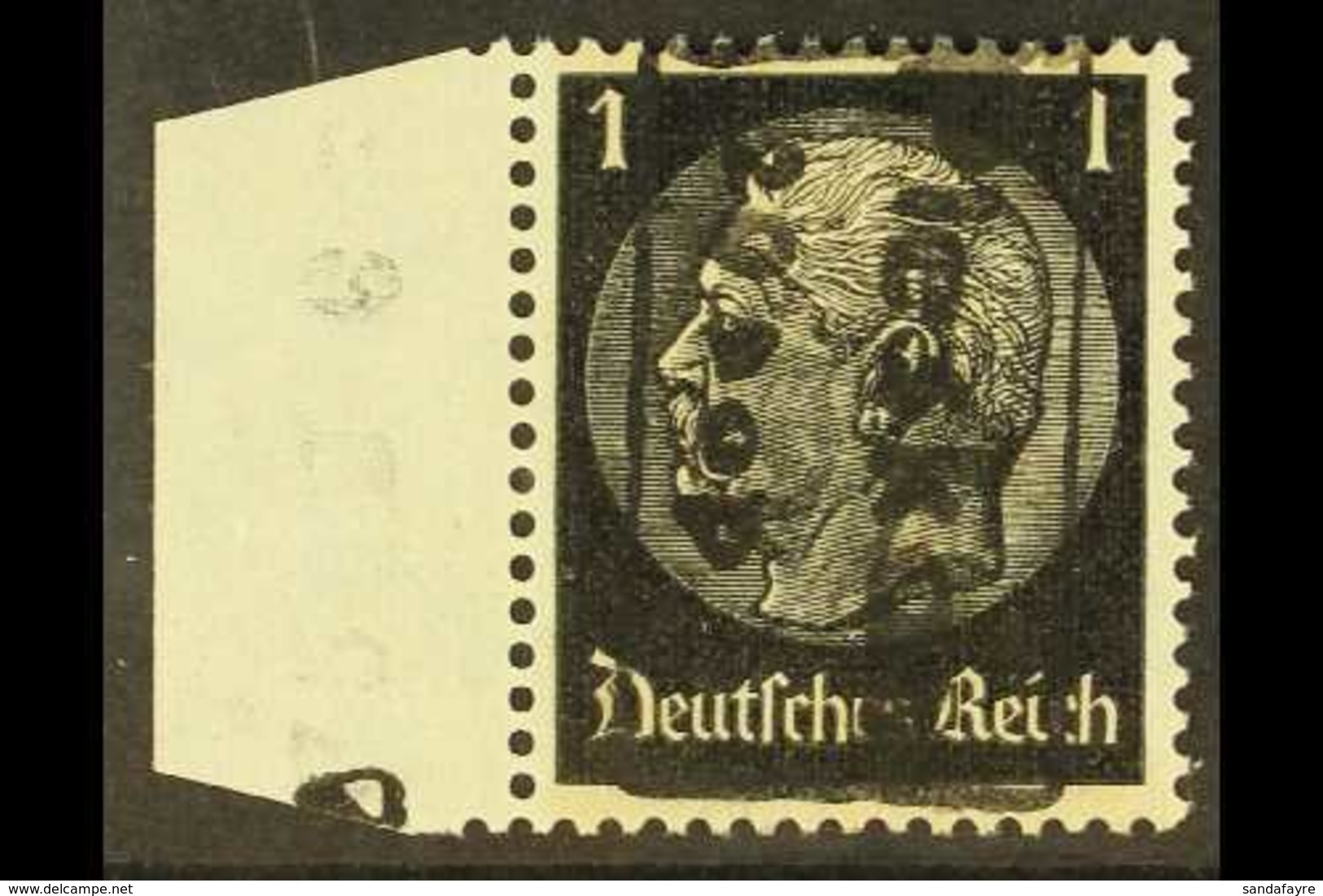 PLESKAU 1941 20k On 1pf Black With Black Overprint, Michel 1a, Very Fine Mint. For More Images, Please Visit Http://www. - Autres & Non Classés