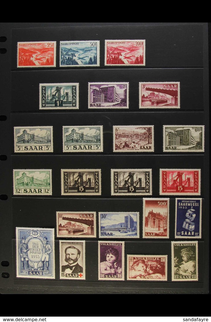 1948-55 ALL DIFFERENT NHM COLLECTION An Attractive Collection Presented On A Pair Of Stock Pages. Includes 1948 Air Post - Sonstige & Ohne Zuordnung