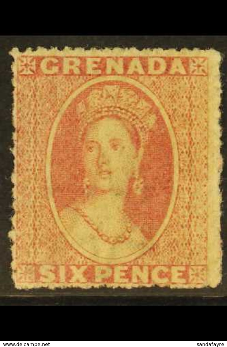 1863 6d Pale Rose, Wmk Small Star, SG 6, Fine Mint With Full If Lightly Toned Gum. Scarce Stamp. For More Images, Please - Grenada (...-1974)