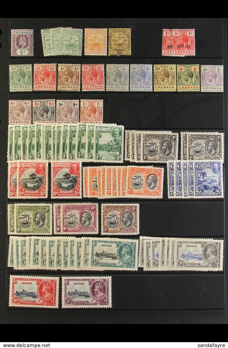 1902-1951 FINE MINT RANGES With Some Duplication On Stock Pages, Includes 1935 Jubilee Set, 1938-50 Set To 5s With Perf  - Grenade (...-1974)