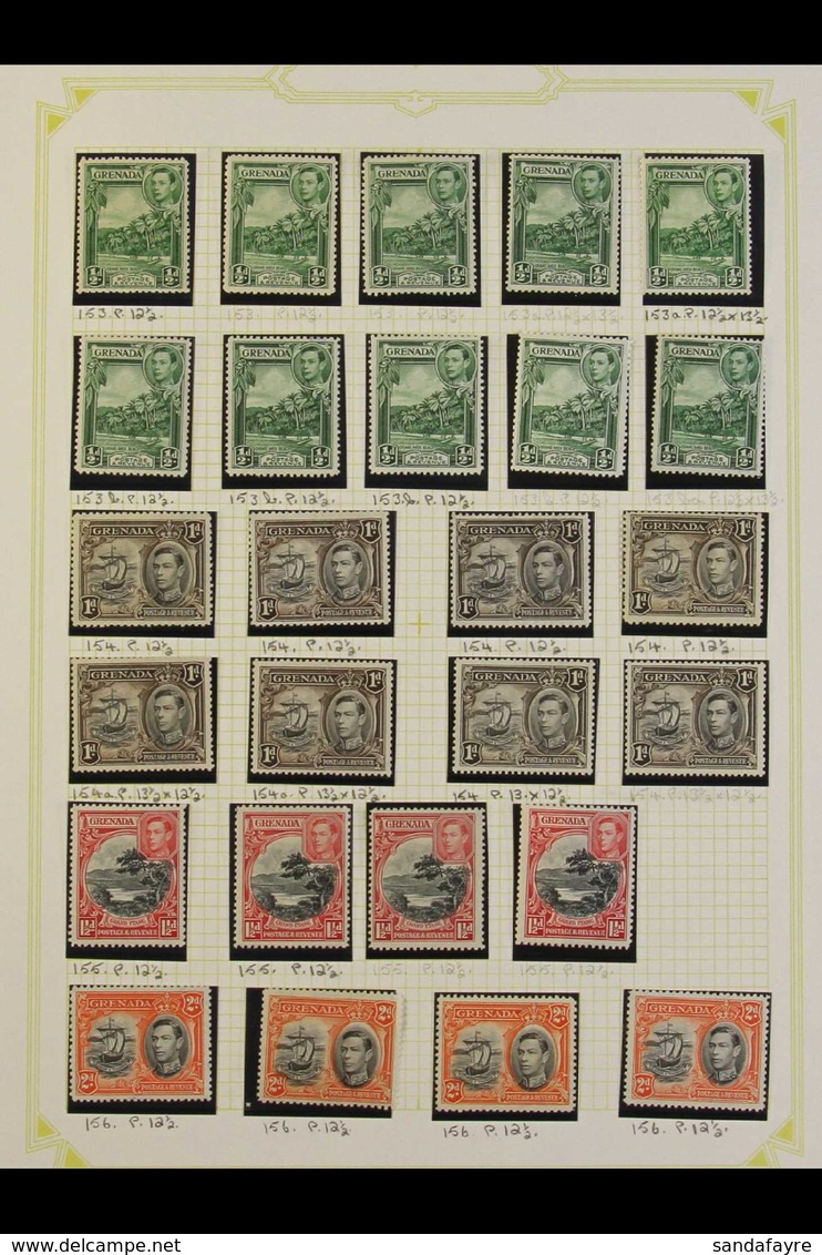 1938 GEO VI PICTORIAL ISSUE Fresh Mint Collection With Some Duplication Including Shades And Perfs Etc With Values To 10 - Grenade (...-1974)