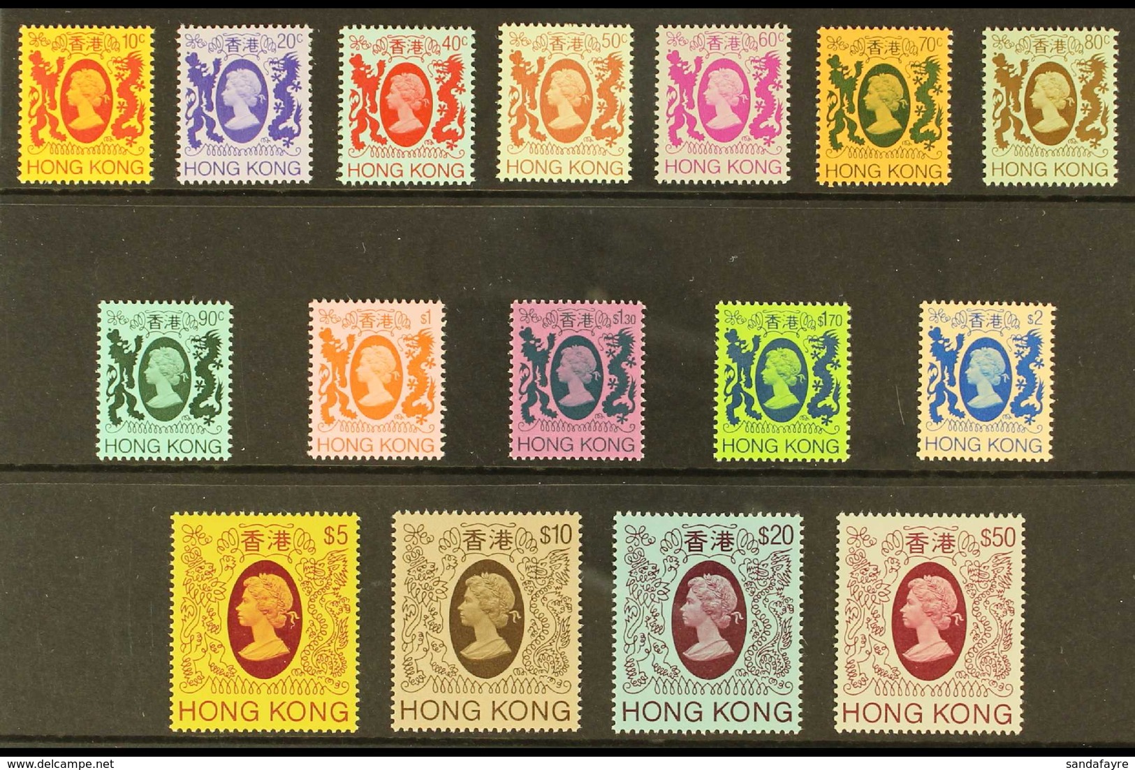 1985-87 QEII Defins No Watermark Complete Set, SG 471/87, Fine Never Hinged Mint, Fresh. (16 Stamps) For More Images, Pl - Autres & Non Classés