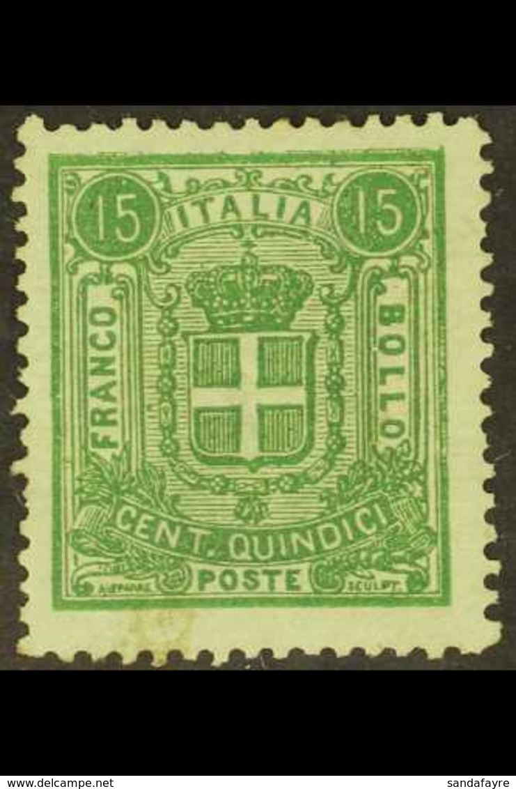 1863 15c Yellow Green, Sparre Essay, Perf 13½, CEI S7m/l, Small Grease Spot At Foot. Scarce. For More Images, Please Vis - Ohne Zuordnung