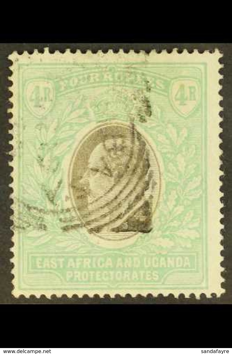 1903-04 4r Grey & Emerald-green, Wmk Crown CC, SG 12, Very Fine Used. For More Images, Please Visit Http://www.sandafayr - Vide