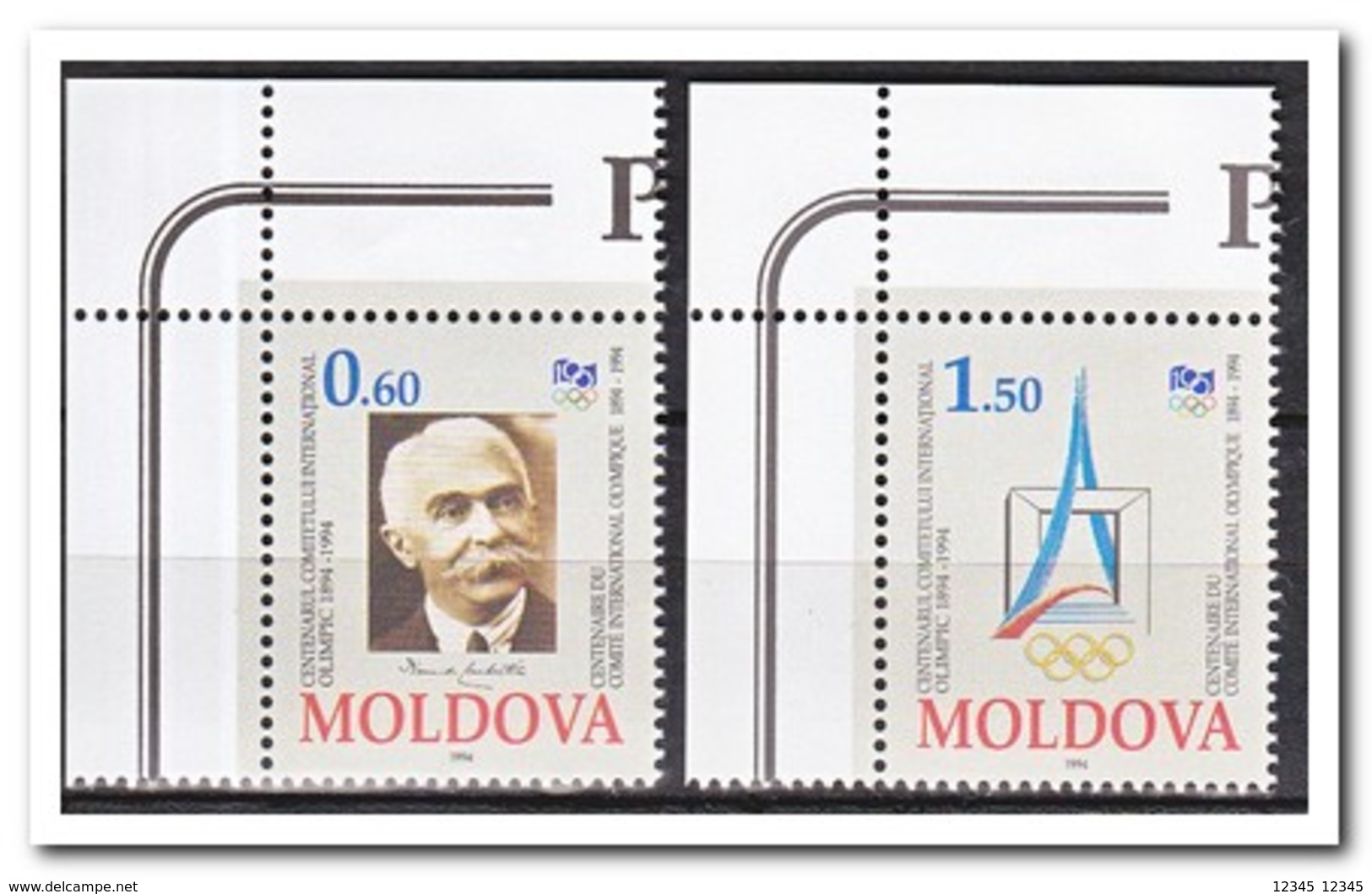 Moldavië 1994, Postfris MNH, 100 Years IOC - Moldavië