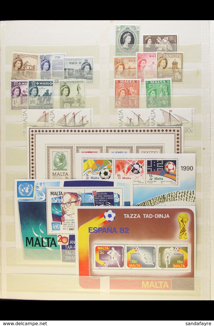 1953-82 MINT & NHM COLLECTION An Extensive, All Different Collection With Many Complete Sets, Mostly Never Hinged Mint,  - Malta (...-1964)