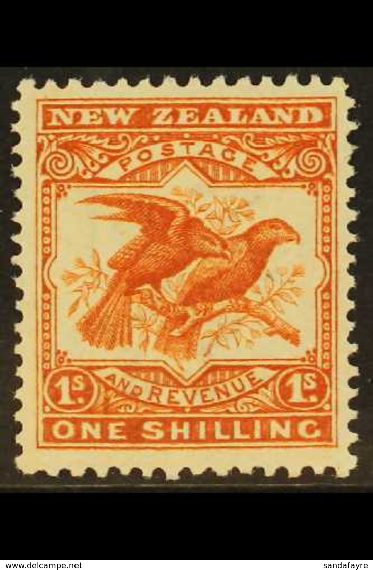 1907 1s Deep Orange Red, Perf 14 X 15, SG 385a, Very Fine Never Hinged Mint. For More Images, Please Visit Http://www.sa - Autres & Non Classés