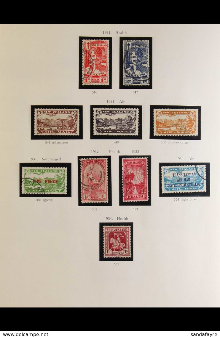 1909-1995 USED COLLECTION IN THREE ALBUMS Largely All Different And Generally Fine Condition. Note KGV Definitives To 1s - Sonstige & Ohne Zuordnung