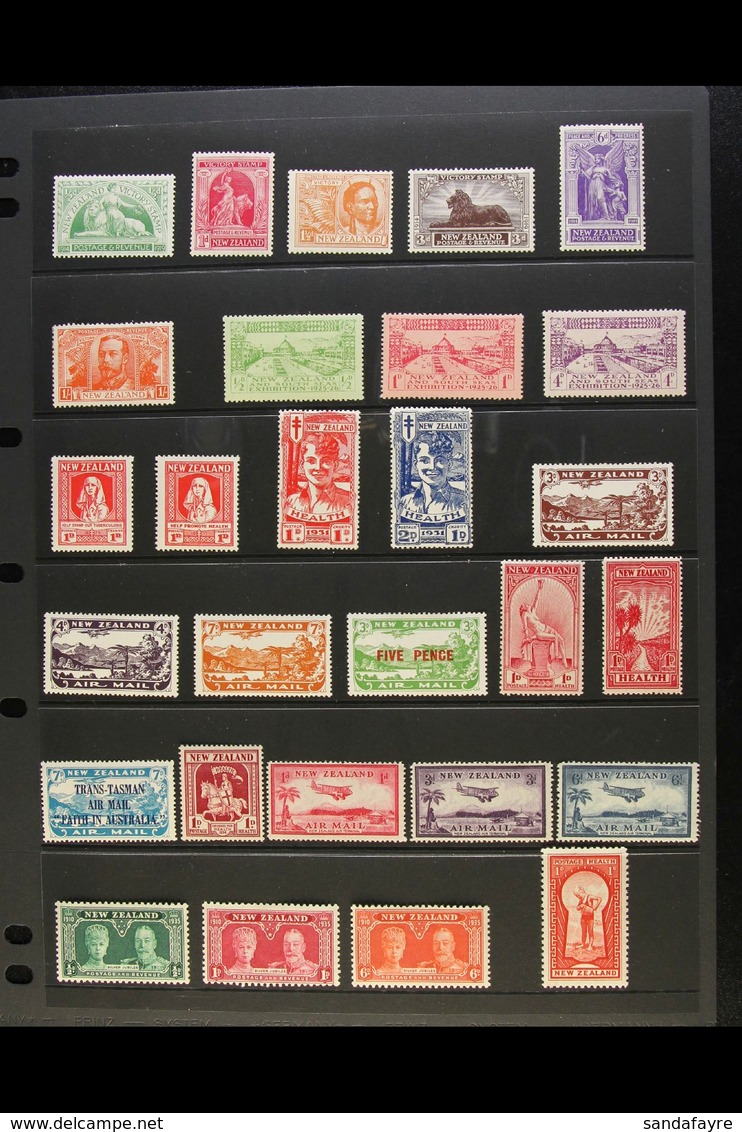 1920-35 FINE MINT COLLECTION A Complete Collection Of The Commemorative, Air Mail, And Health Stamps For The Period, Inc - Autres & Non Classés