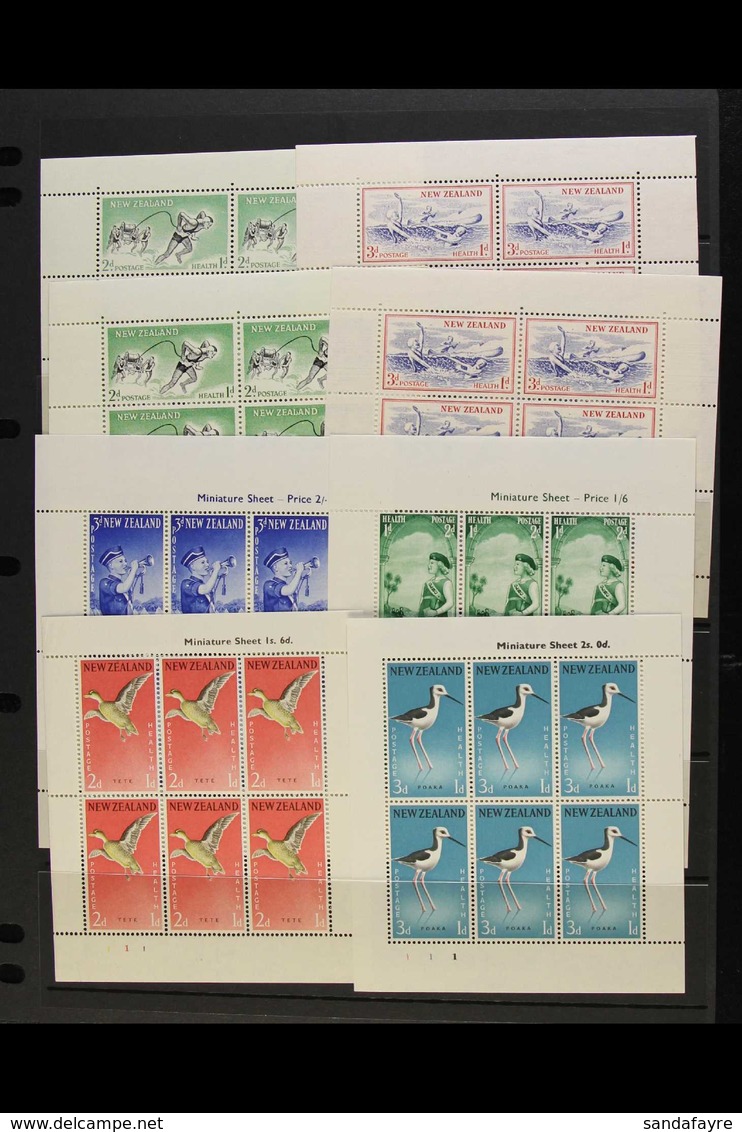 1957-1974 HEALTH MINI SHEET COLLECTION. A Complete NEVER HINGED MINT Run Of Health Miniature Sheets For The Period Inc B - Sonstige & Ohne Zuordnung