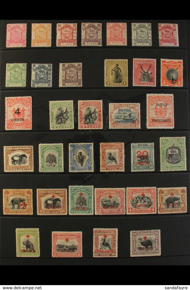 1888-1931 ALL DIFFERENT OLD TIME MINT COLLECTION Presented On Stock Pages. A Generally Fine/very Fine Condition Range. N - Bornéo Du Nord (...-1963)