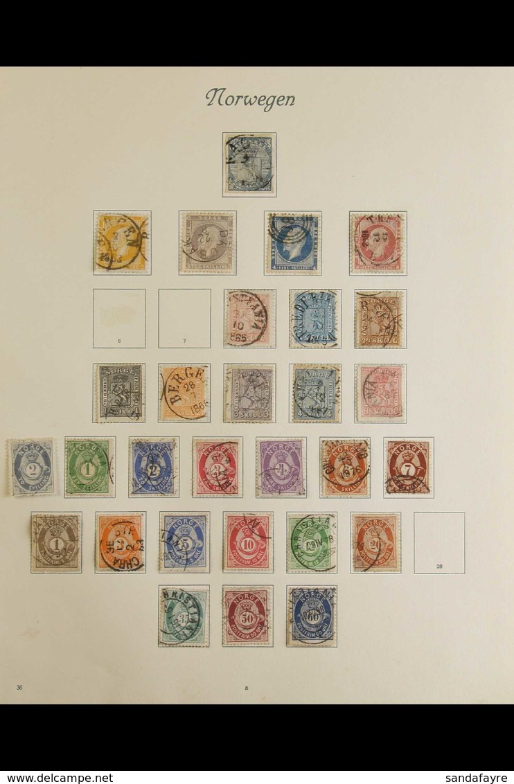 1855-1935 ALL DIFFERENT USED COLLECTION CAT €1700+ An Attractive Collection Of Fine Cds Used Issues Presented On A Serie - Altri & Non Classificati