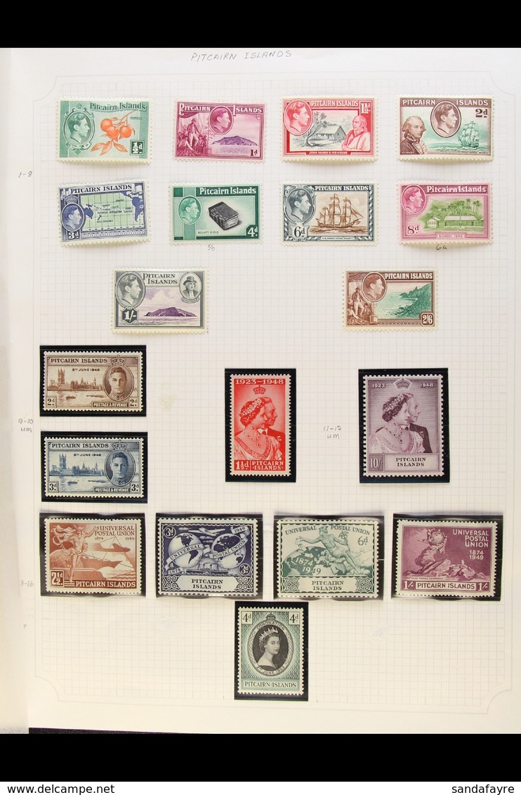 1940-77 COLLECTION On Pages With 1940-51 Set Mint, Then Nhm Incl. 1948 Wedding, 1957-63 Set, 1969-75 Set, 1975 Mailboats - Pitcairninsel