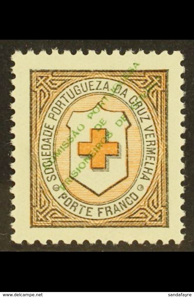 RED CROSS 1916 (-) Red & Black Prisoners Of War Overprint (Michel 2, Afinsa 2), Very Fine Never Hinged Mint, Very Fresh. - Autres & Non Classés