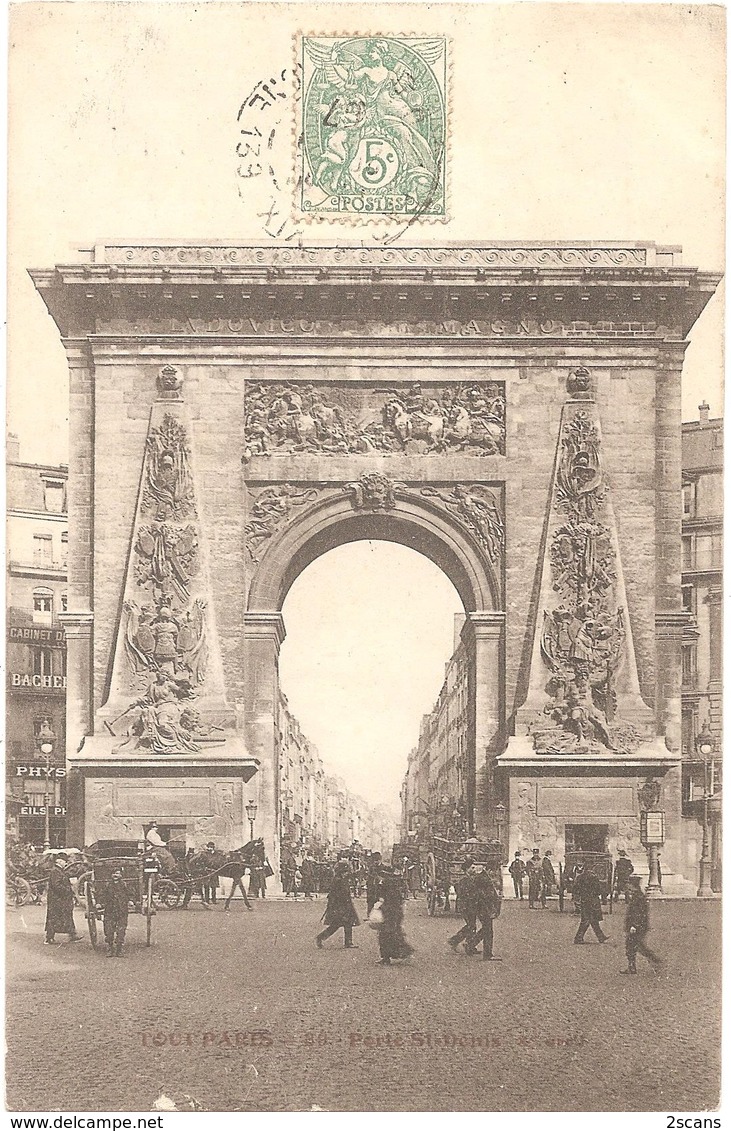 Dépt 75 - PARIS (10è Arr.) - Porte Saint-Denis - TOUT PARIS N° 39 - Collection F. Fleury - Arrondissement: 10