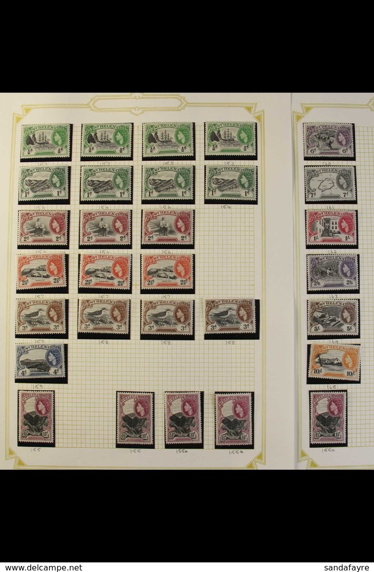 1953-82 VERY FINE MINT COLLECTION A Generally Lightly Duplicated Collection On Album Pages Which Includes 1953-59 Comple - St. Helena