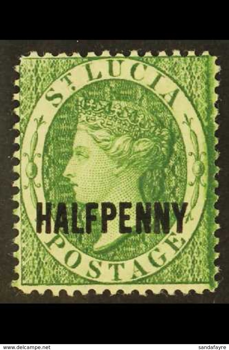 1881 HALFPENNY On ½d Green, SG 23, Mint For More Images, Please Visit Http://www.sandafayre.com/itemdetails.aspx?s=61379 - Ste Lucie (...-1978)