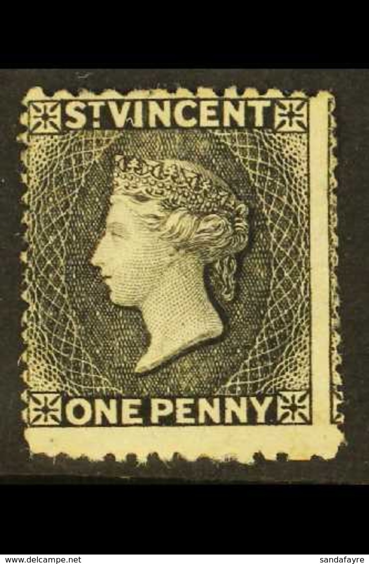 1875-78 1d Black, Perf 11 To 12½ X 15, SG 22, Fine Fresh Mint. For More Images, Please Visit Http://www.sandafayre.com/i - St.Vincent (...-1979)