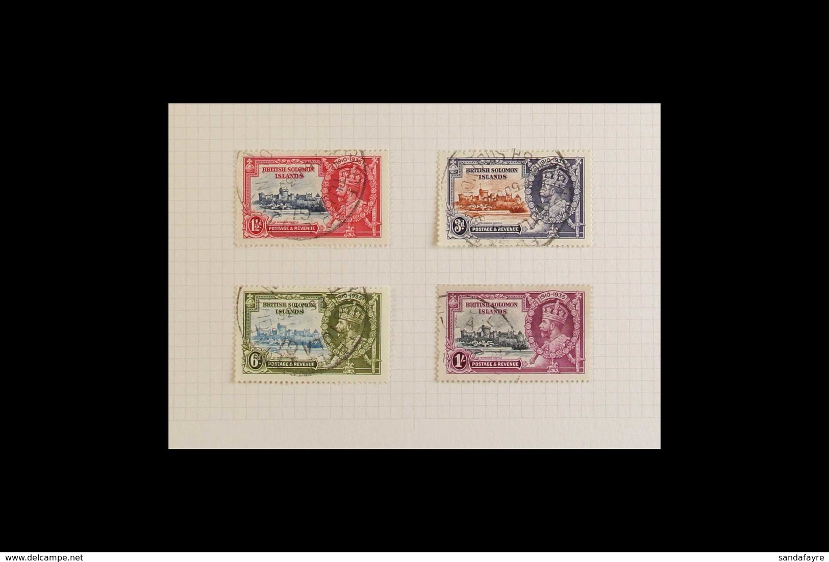 1935-65 VERY FINE USED COLLECTION On Pages, Incl. 1935 Jubilee Set, 1939-51 Most To 2s And 10s, 1948 Wedding, 1956-63 Se - Iles Salomon (...-1978)